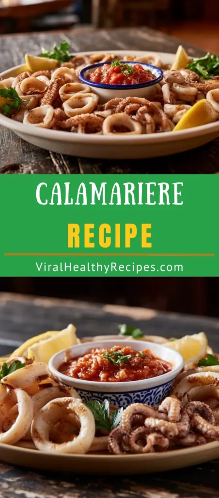 Calamariere: Easy Crispy Squid Recipe With Mediterranean Flavor 8 CALAMARIERE