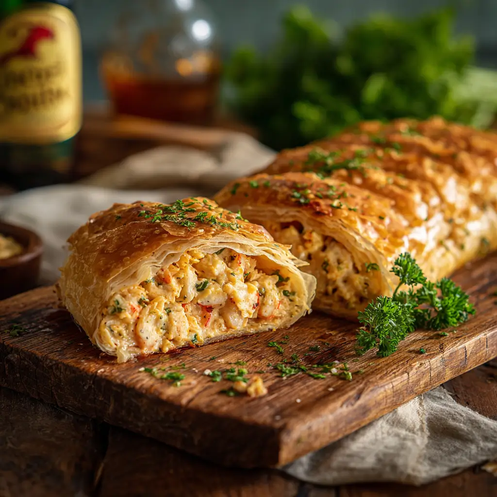 crawfish strudel recipe flaky pastry