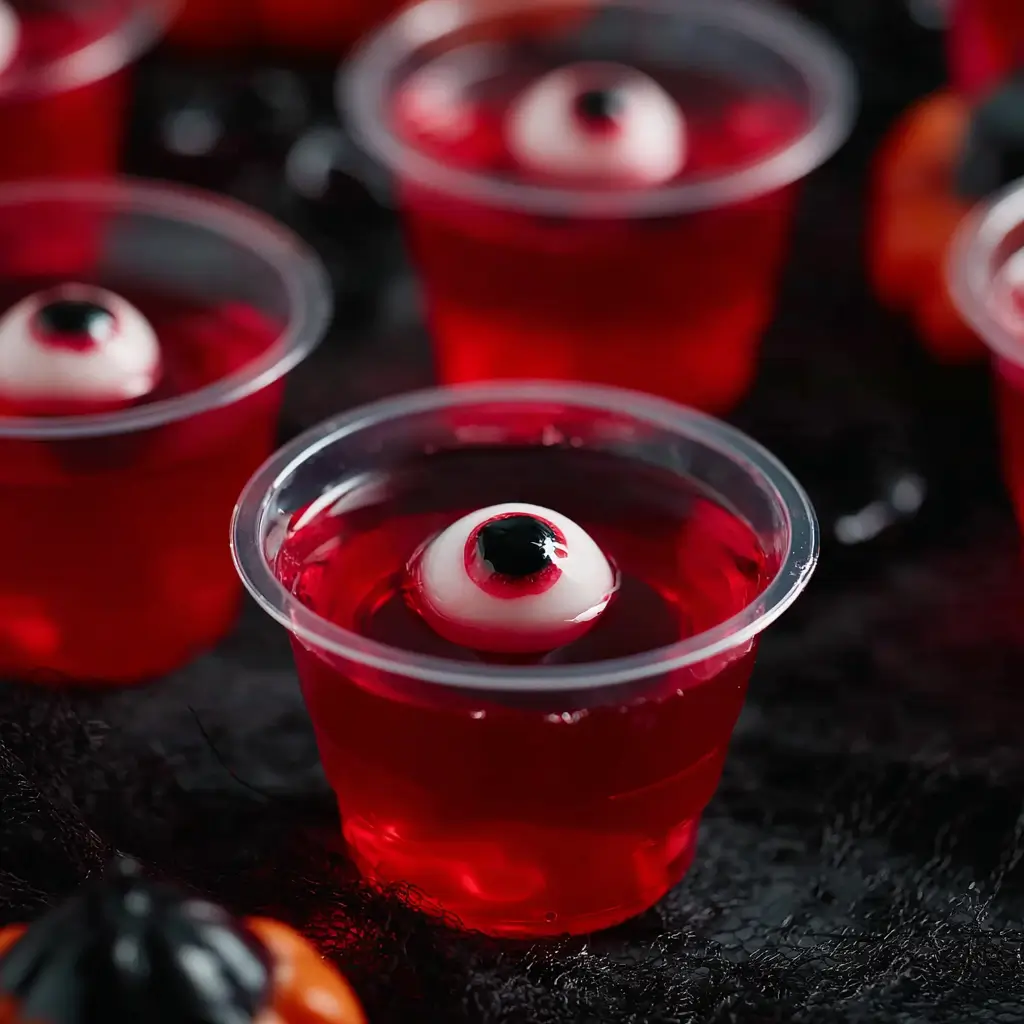 Halloween Eyeball Jello Shots: A Spooky Party Favorite 4 Halloween Eyeball Jello Shots spooky party table