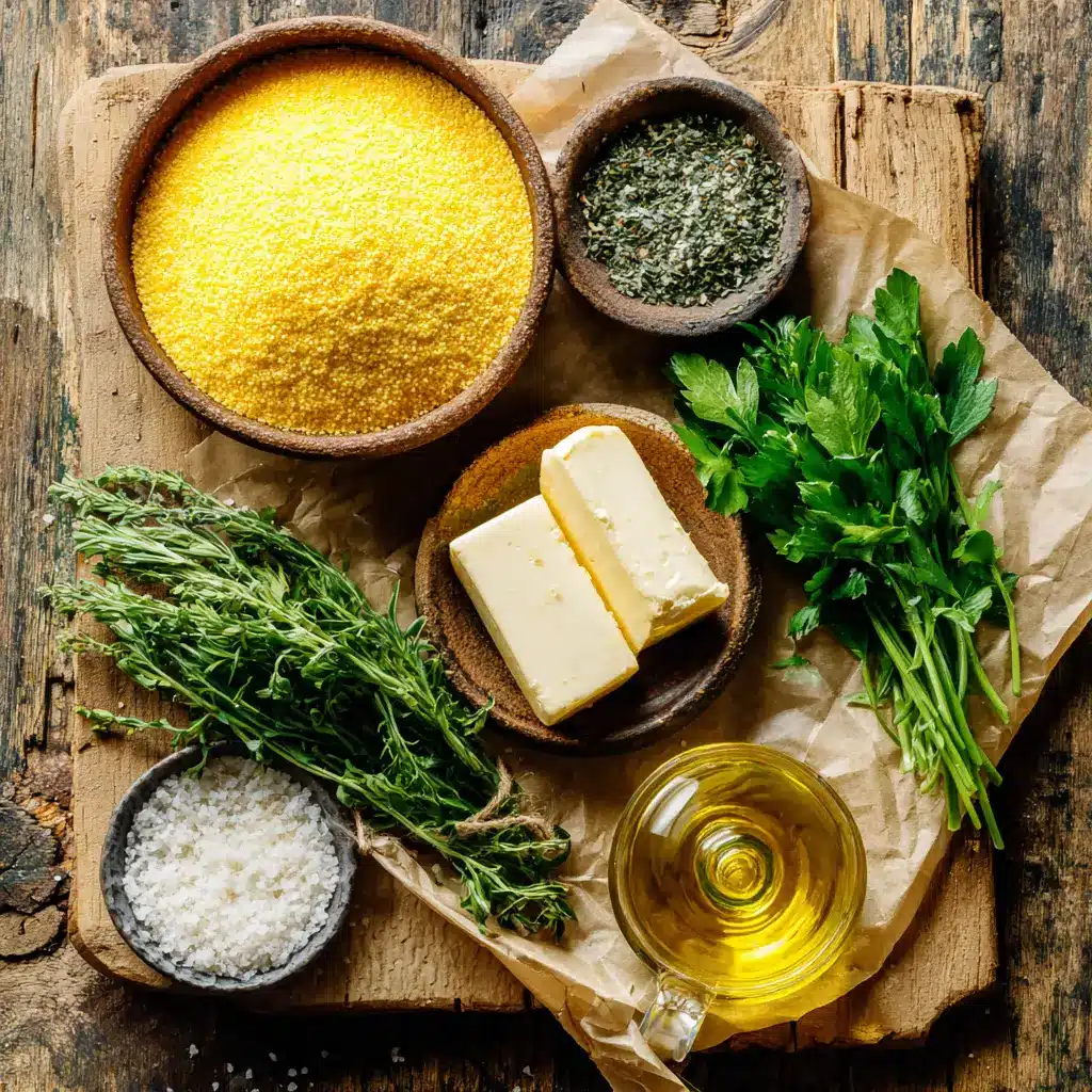 Palentu Recipe: Comforting Cornmeal Dish Made Two Ways 7 Palentu recipe ingredients cornmeal butter herbs