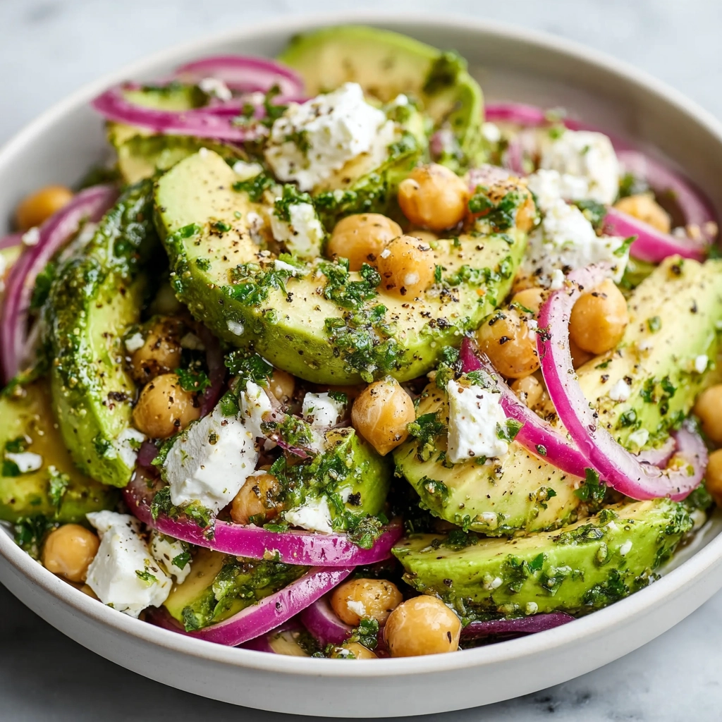 Chickpea Feta Avocado Salad: A Fresh Mediterranean Delight for Healthy Living 5 Serving Chickpea Feta Avocado Salad