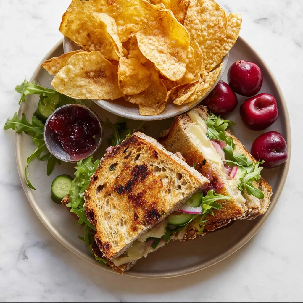 Served High Protein Lunch Sandwich with Vegetables