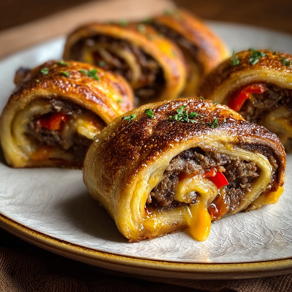 Keto Philly Cheesesteak Roll Ups: The Ultimate Low-Carb Comfort Food 16 Keto Philly Cheesesteak Roll Ups served with salad