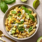 creamy street corn pasta salad