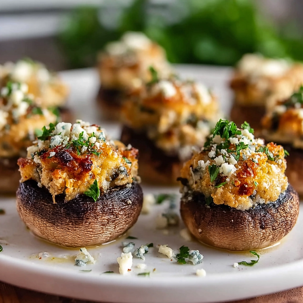 Garlic Parmesan Stuffed Mushrooms – A Cheesy Bite of Flavor Everyone Will Love 5 Garlic Parmesan Stuffed Mushrooms