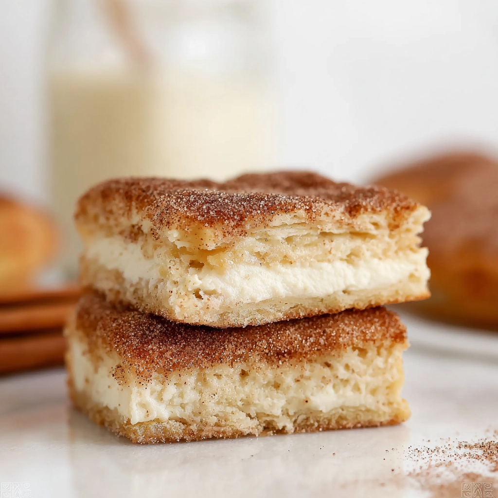 Churro Cheesecake: The Irresistible Mexican Dessert Everyone’s Talking About 5 Churro Cheesecake Bars plated on white ceramic plate in modern kitchen