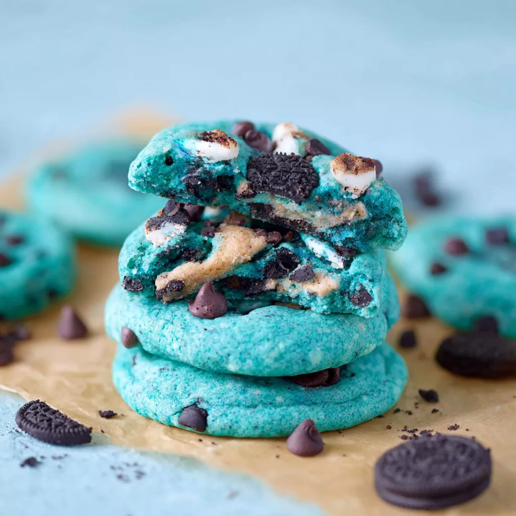 Cookie Monster Cookies: The Ultimate Blue Dessert Treat 7 cookie monster cookies