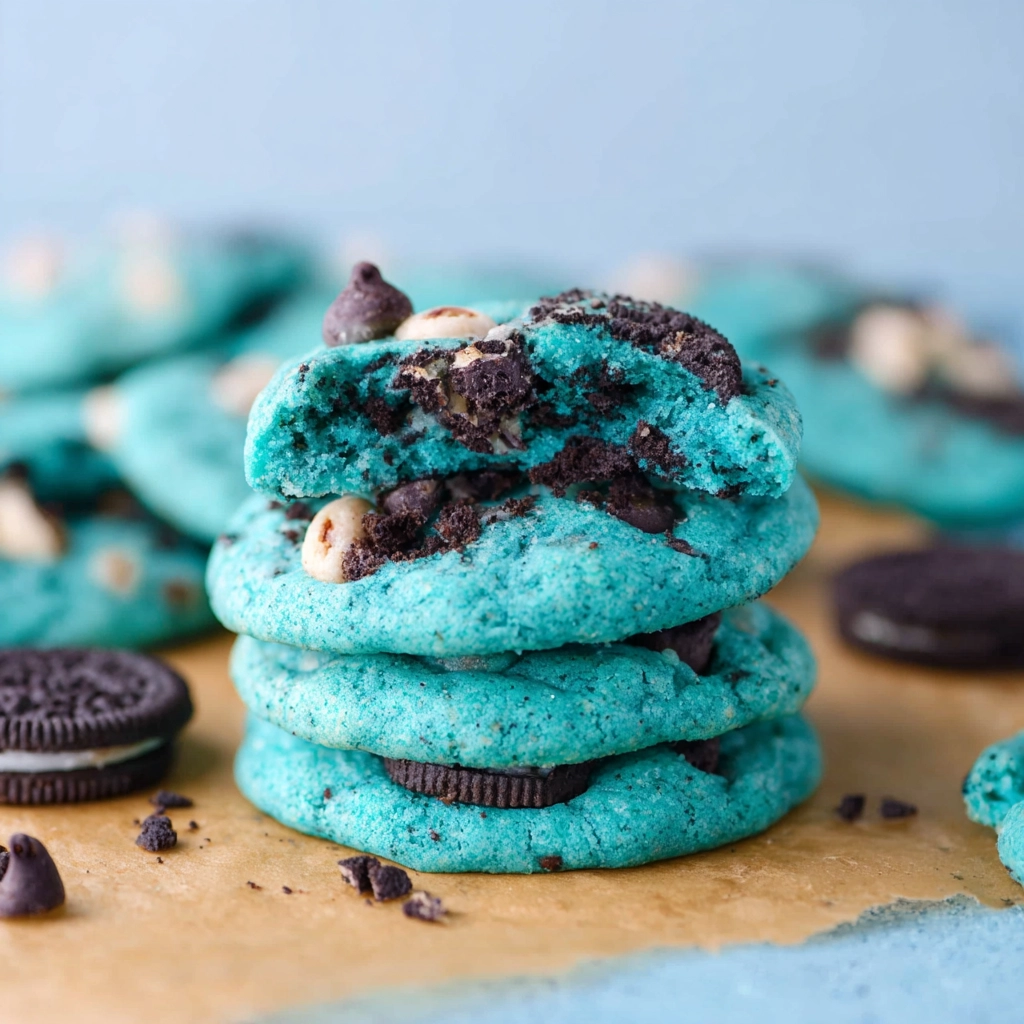 Cookie Monster Cookies: The Ultimate Blue Dessert Treat 8 cookie monster cookies