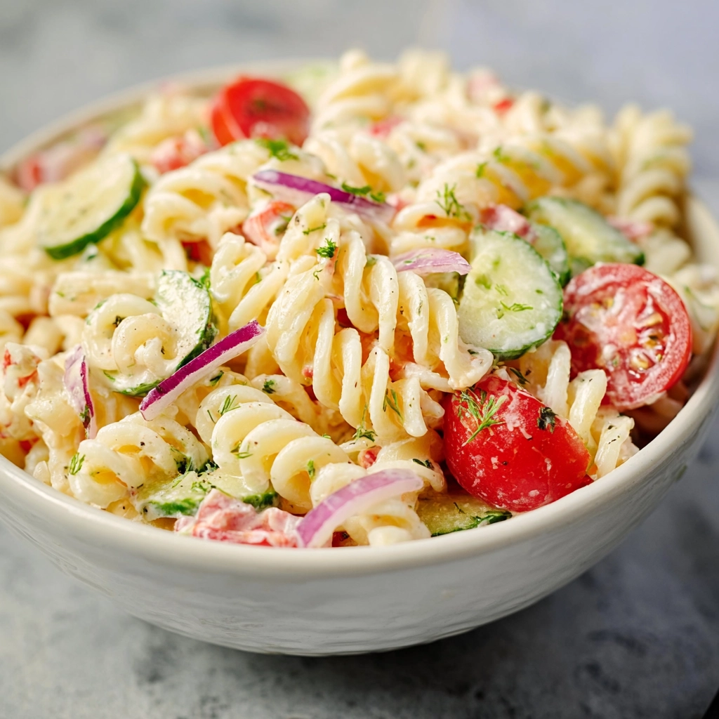 Creamy Pasta Salad Recipe: A Simple Homemade Favorite 5 creamy pasta salad