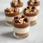 mini kinder bueno cheesecakes