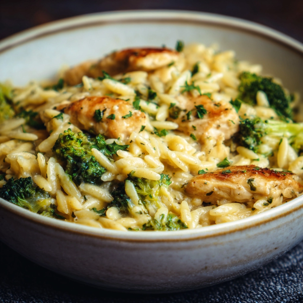 Chicken Broccoli Orzo: A Creamy One-Pot Comfort You’ll Crave Every Weeknight 5 Chicken Broccoli Orzo