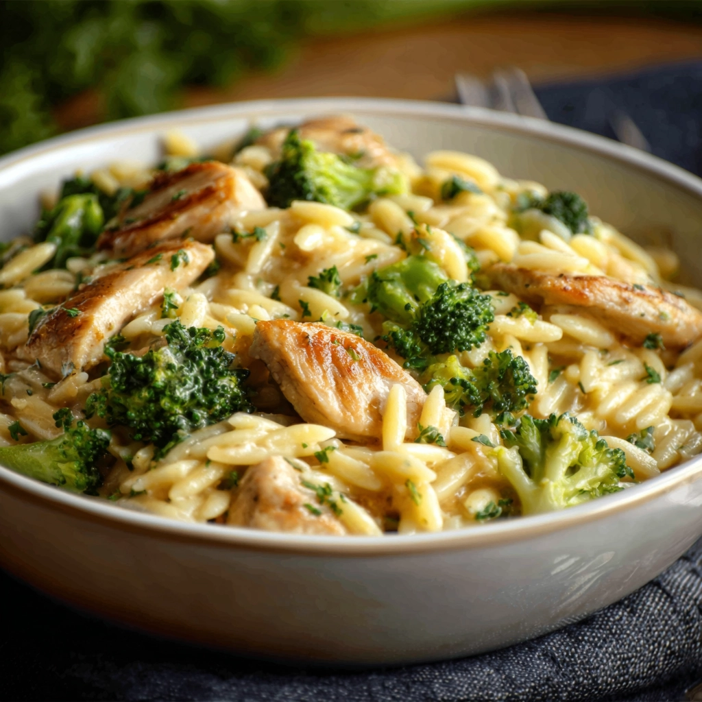 Chicken Broccoli Orzo: A Creamy One-Pot Comfort You’ll Crave Every Weeknight 8 Chicken Broccoli Orzo