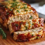 Garlic Parmesan Chicken Meatloaf