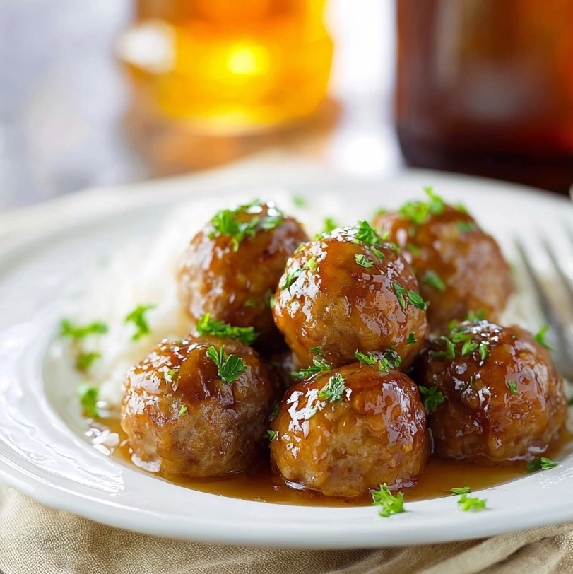 Honey Garlic Turkey Meatballs