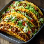 Oven-Baked Cheesy Tacos