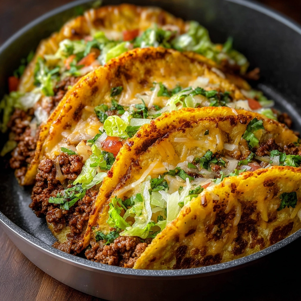 Oven-Baked Cheesy Tacos