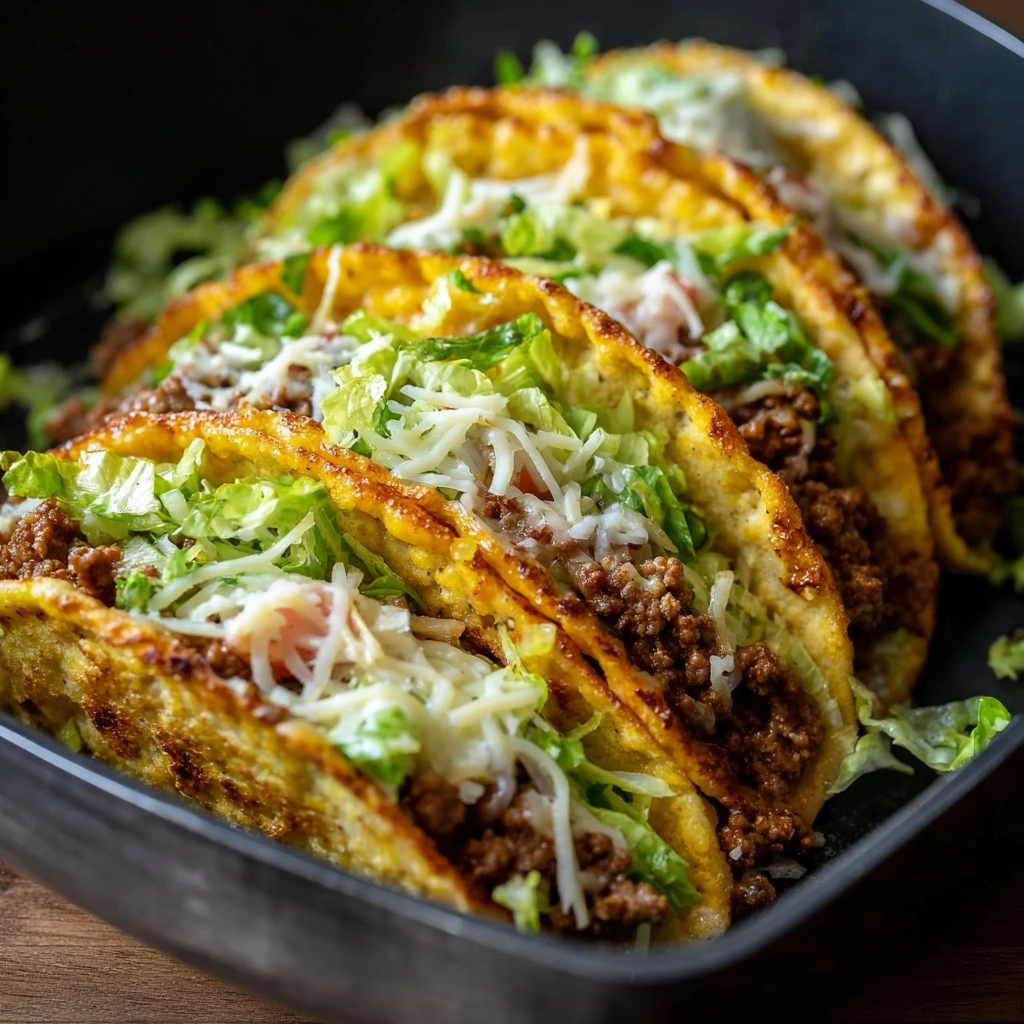 Oven-Baked Cheesy Tacos