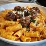 Cajun Steak Tips Rigatoni