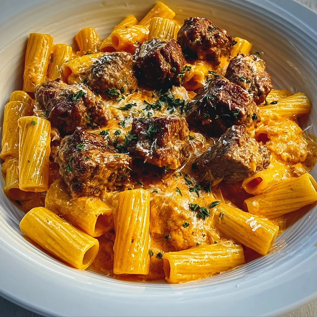 Cajun Steak Tips Rigatoni: A Bold and Cheesy Skillet Favorite 9 Cajun Steak Tips Rigatoni