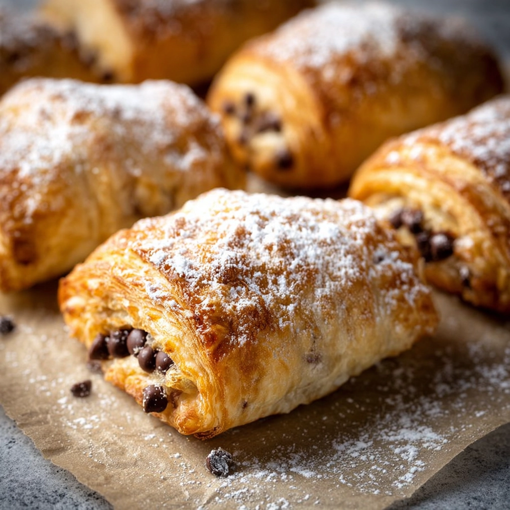 Easy Chocolate Croissant Bake