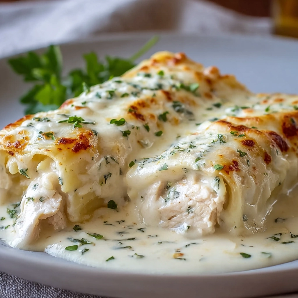 White Chicken Enchiladas