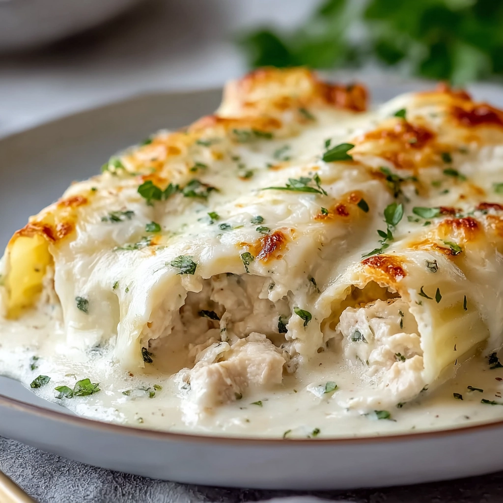 White Chicken Enchiladas