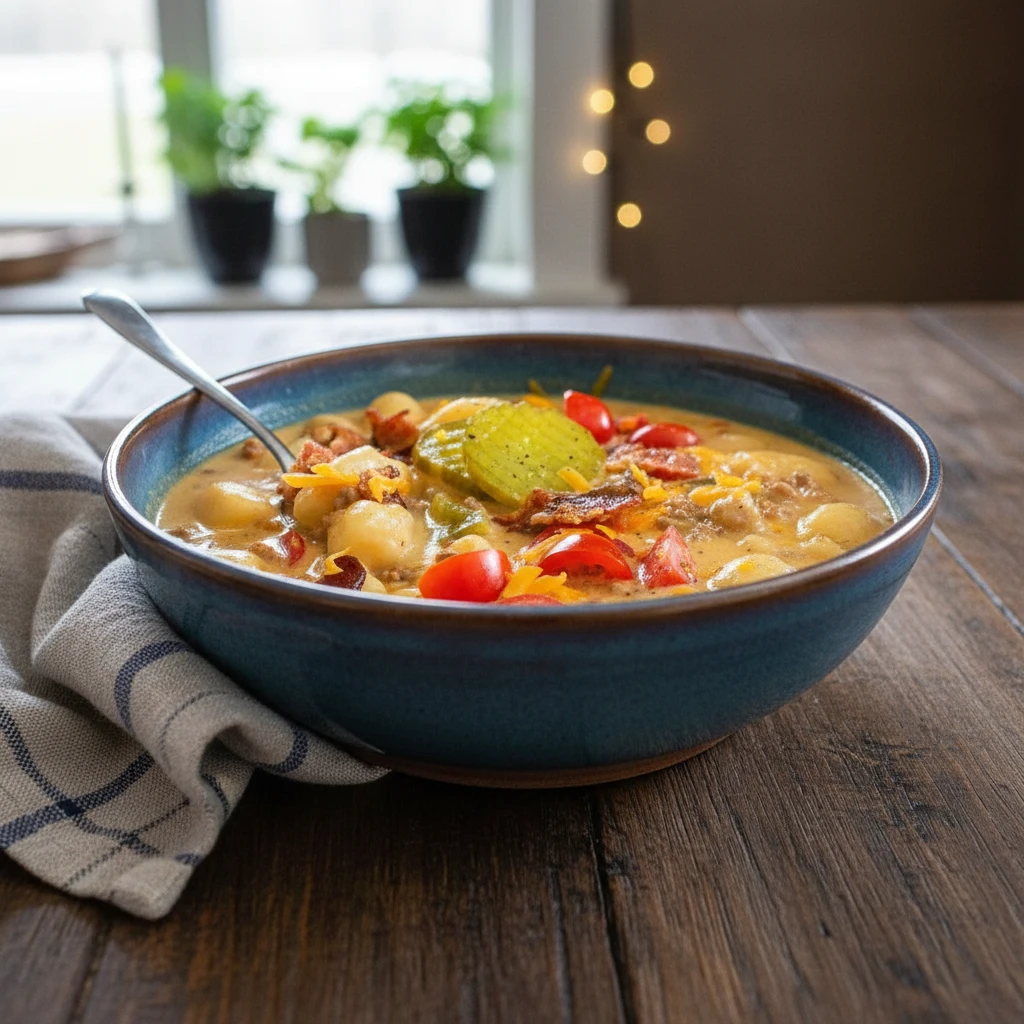 Cheeseburger Soup