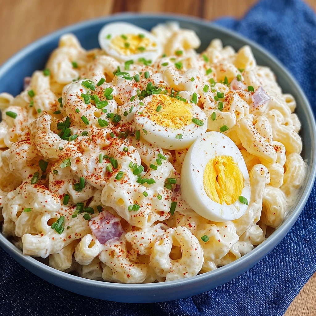 Deviled Egg Pasta Salad with Creamy Comfort Everyone Loves 7 Deviled Egg Pasta Salad