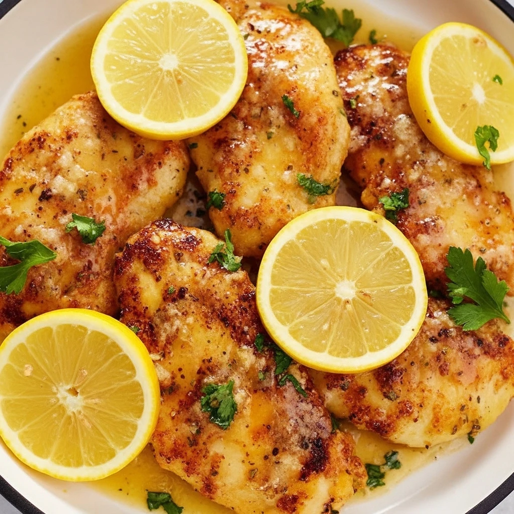 Lemon Chicken with Lemon Butter Sauce – Easy 30-Minute Dinner 8 Lemon Chicken