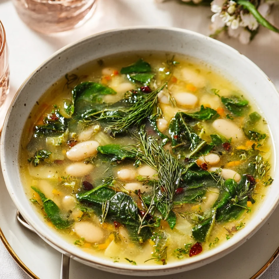 Lemon Dill Bean Soup for a Fresh Yet Cozy Plant Based Dinner 7 Lemon Dill Bean Soup