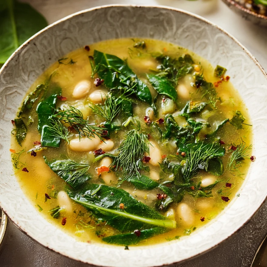 Lemon Dill Bean Soup for a Fresh Yet Cozy Plant Based Dinner 9 Lemon Dill Bean Soup