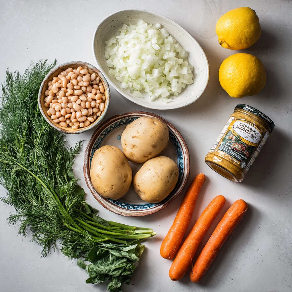 Lemon Dill Bean Soup for a Fresh Yet Cozy Plant Based Dinner 8 Lemon Dill Bean Soup