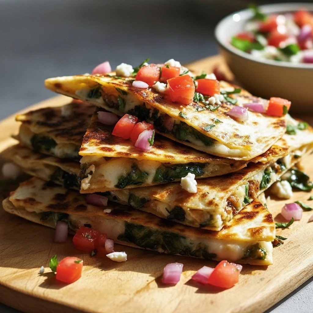 Mediterranean Quesadilla