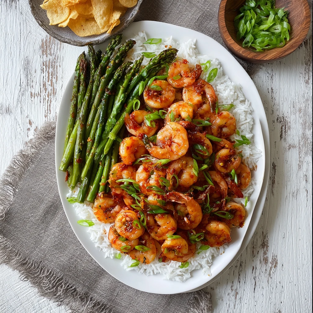 Sheet Pan Shrimp and Asparagus With Sweet Chili Garlic Sauce for Busy Nights 7 Sheet Pan Shrimp and Asparagus