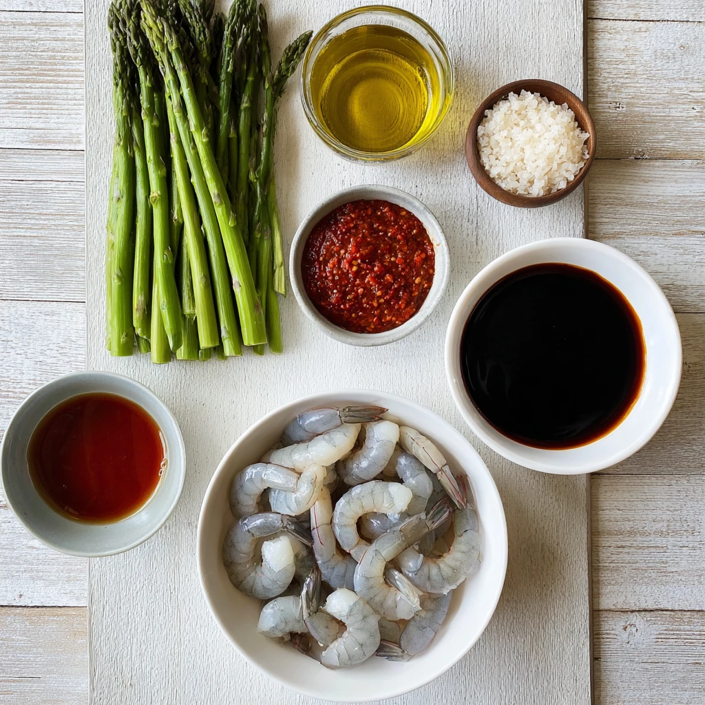 Sheet Pan Shrimp and Asparagus With Sweet Chili Garlic Sauce for Busy Nights 8 Sheet Pan Shrimp and Asparagus