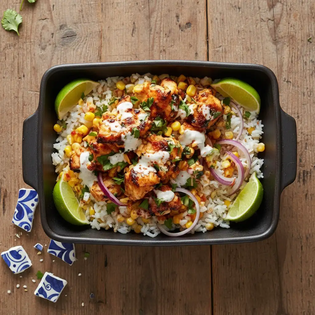 Street Corn Chicken Rice Bowl That Will Make You Crave It 8 Street Corn Chicken Rice Bowl