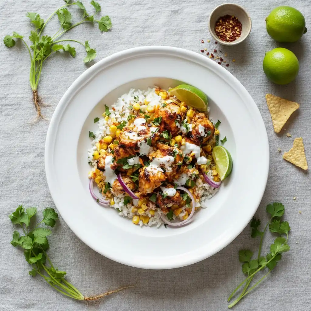Street Corn Chicken Rice Bowl That Will Make You Crave It 9 Street Corn Chicken Rice Bowl