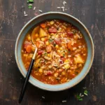 Vegetable Orzo Soup
