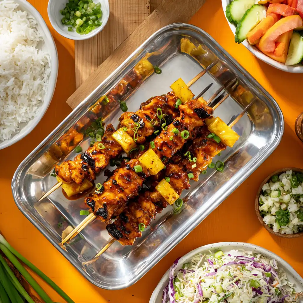 Hawaiian Chicken Kabobs Easy and Delicious Tropical Recipe 9 Hawaiian Chicken Kabobs