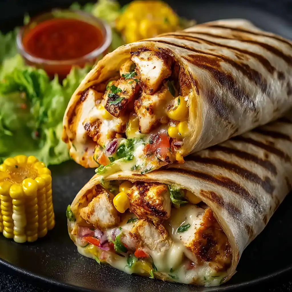 Southwest Grilled Chicken Wraps Easy Dinner Recipe 9 Southwest Grilled Chicken