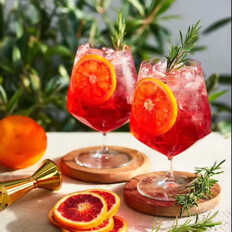 Blood Orange Mocktail