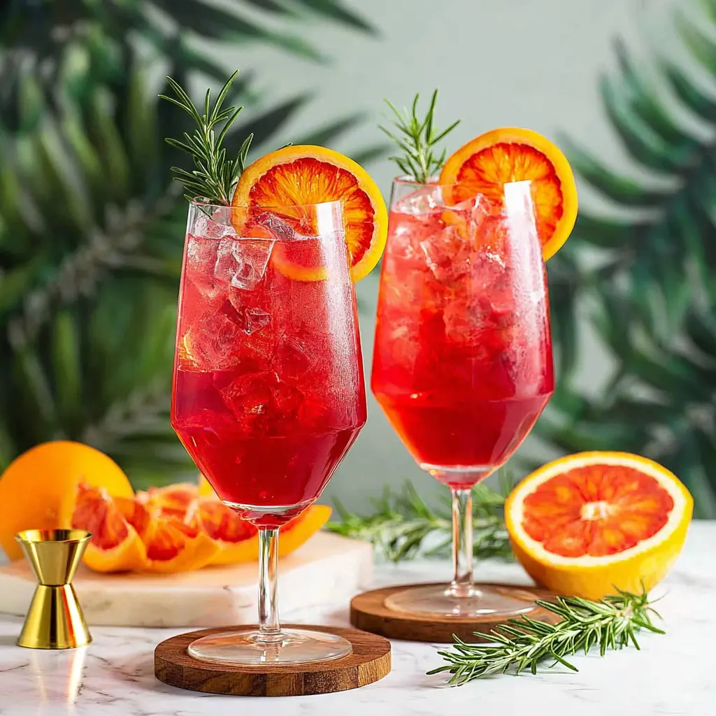 Blood Orange Mocktail: Simple Refreshing Winter Drink 9 Blood Orange Mocktail