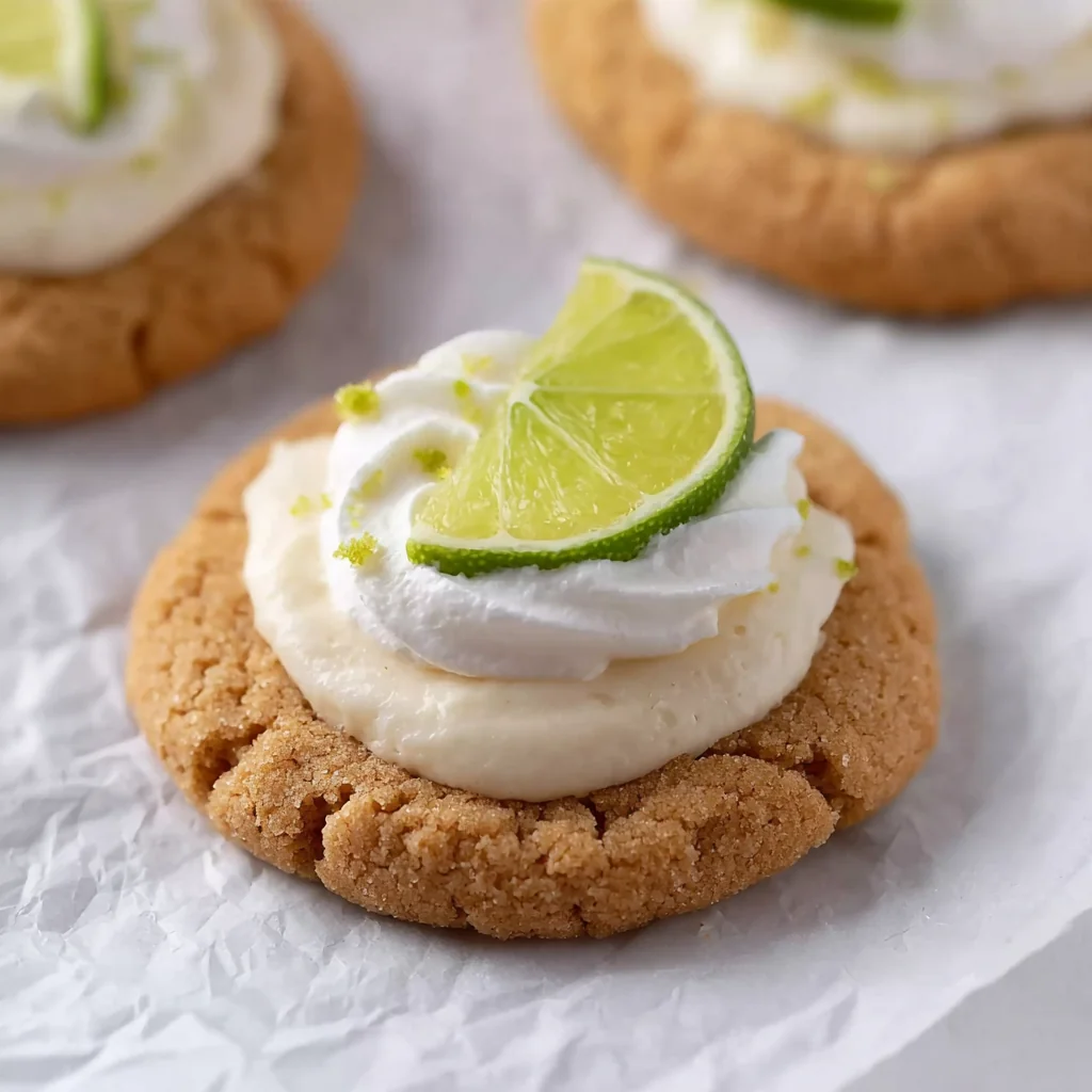 Crumbl Key Lime Pie Cookies