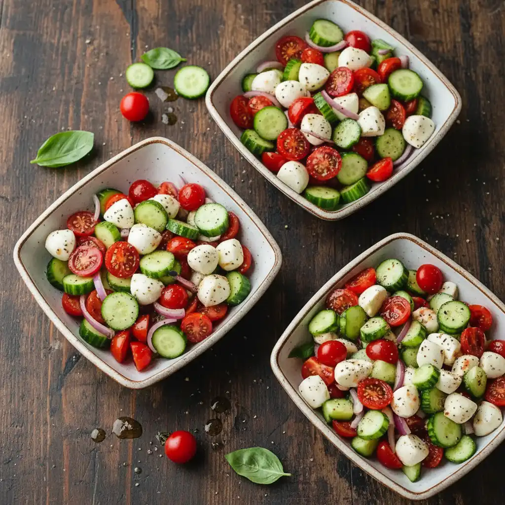 Cucumber Caprese Salad: Fresh and Easy Summer Favorite 9 Cucumber Caprese Salad