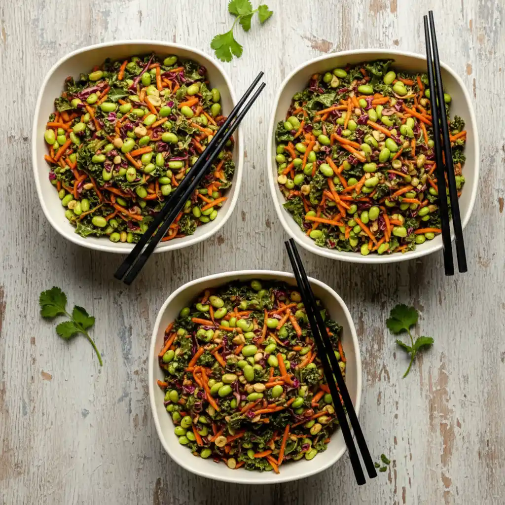 Edamame Salad Recipe – Fresh and Healthy Peanut Sauce Favorite 7 Edamame Salad