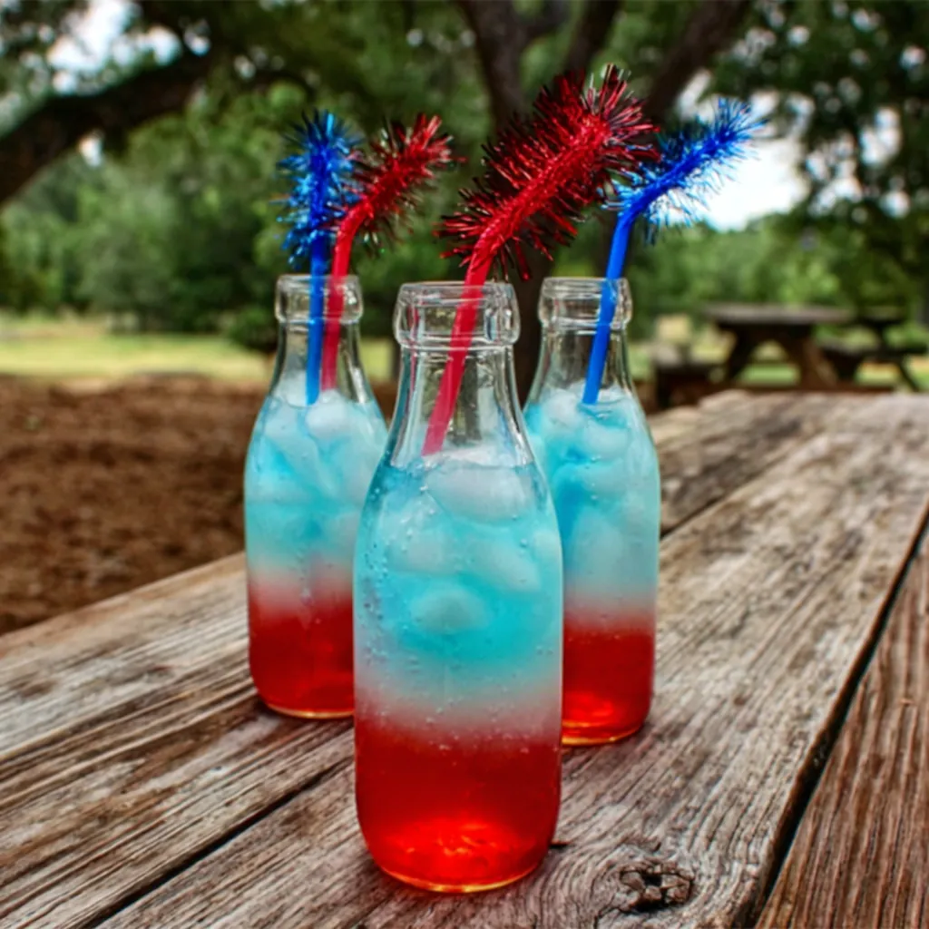 Layered Drinks Easy and Colorful July 4th Mocktails 9 Layered Drinks