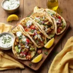 Mediterranean Chicken Tacos