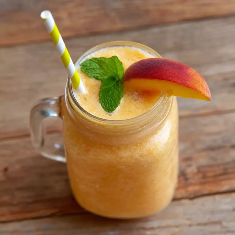 Peach Lemonade Slush