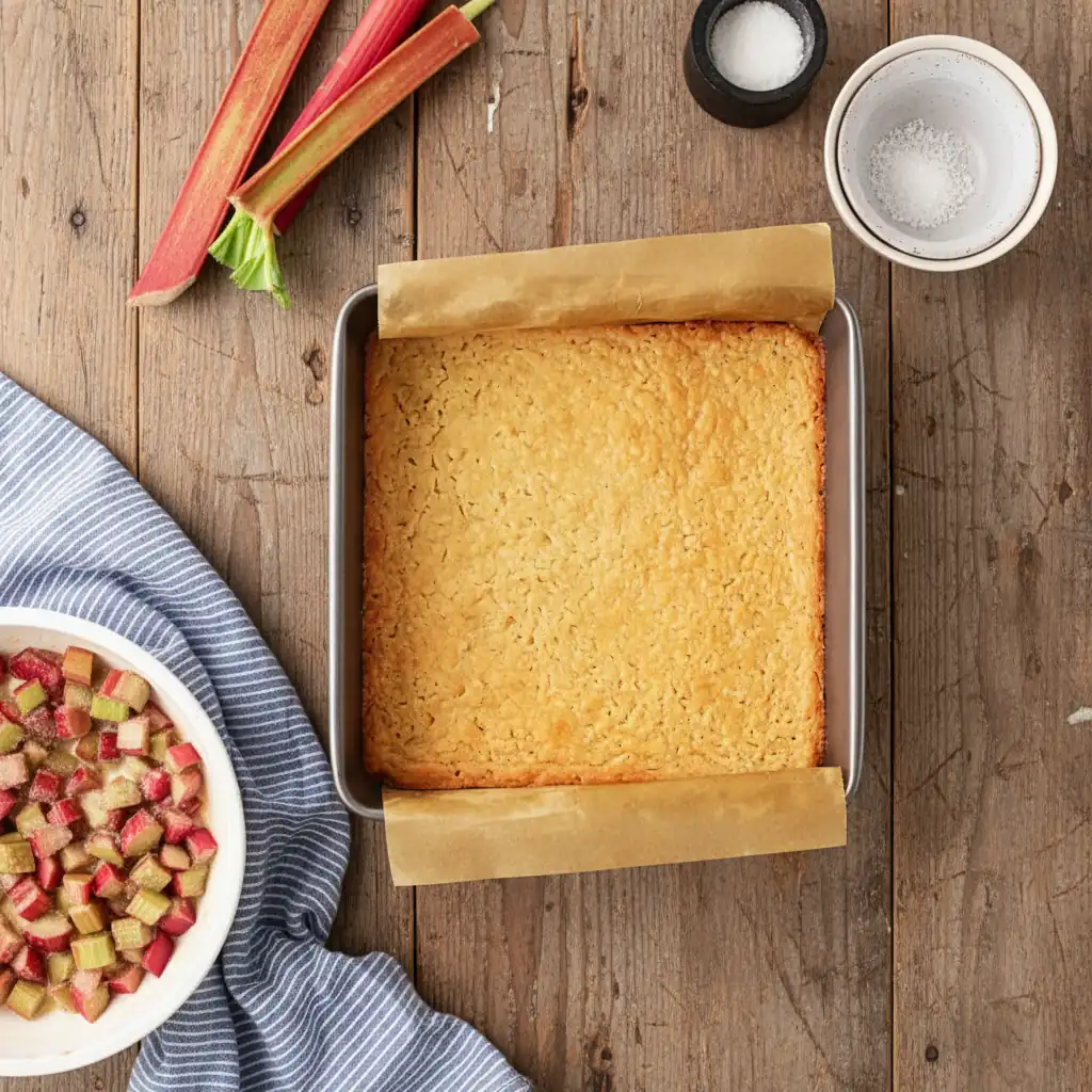 Rhubarb Dream Bars