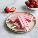 Strawberry Banana Popsicles
